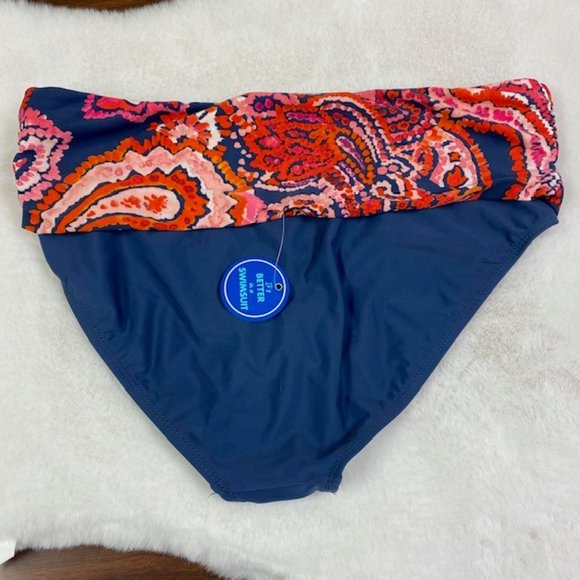 NWT Swimsuits For All 2 Piece Halter Bikini Swimsuit, size 14 - Picture 4 of 11